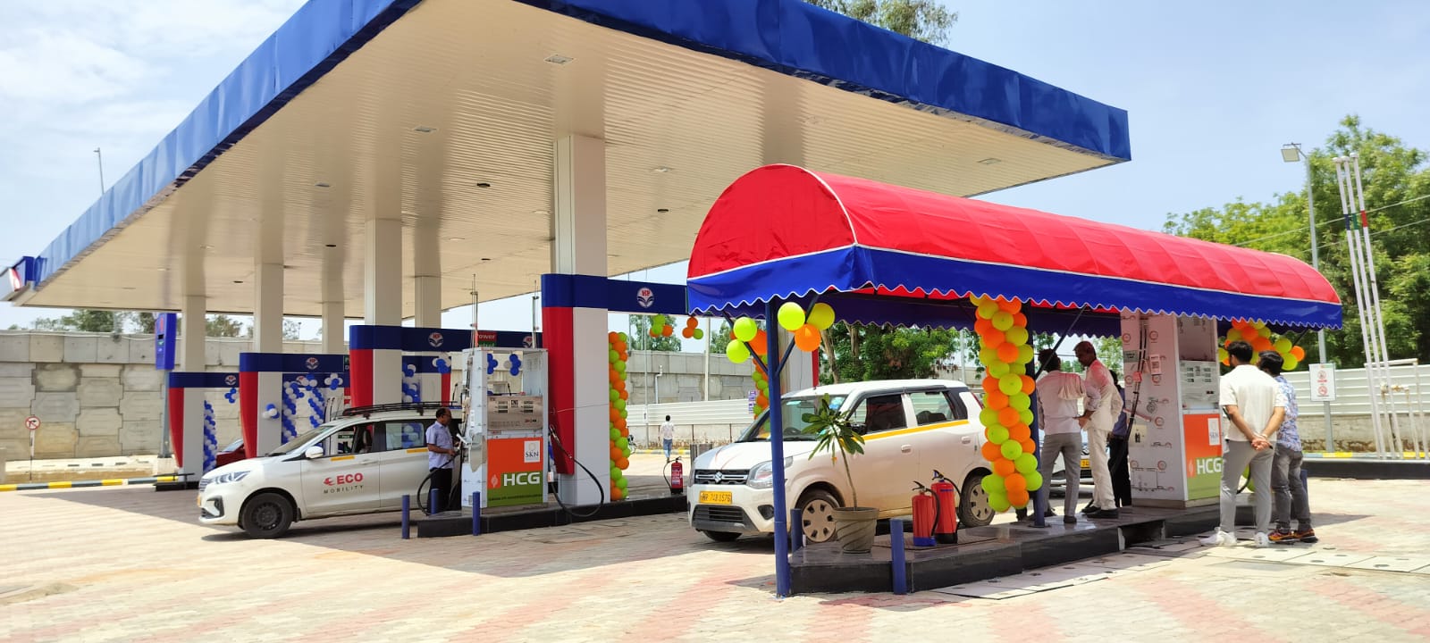 We, M/s  SKN .HARYANA CITY GAS is excited to announce the commissioning  And inauguration of our CNG Station, M/s Janak Filling Station ( HPCL) is  Located strategically at NH248A, Gurugram , Sohna Road, Alipur in the  Geographically area of Gurugram.  The CNG Station will play a pivotal role in the development of CNG Eco System in sohna in addition to providing relief to people in its vicinity from  Long queue on the existing CNG Station.  This is the next step taken by SKN .HCGDPL for making sohna city Greener and Cleaner bringing all the benefits of cleaner fuel to resident sohna city. 