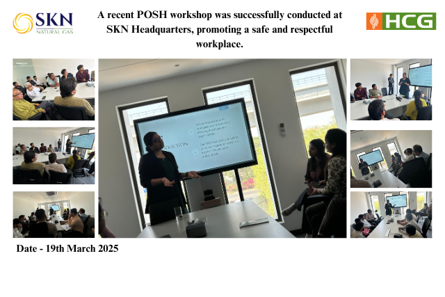POSH workshop conducted at SKN Headquarters, promoting a safe and respectful workplace