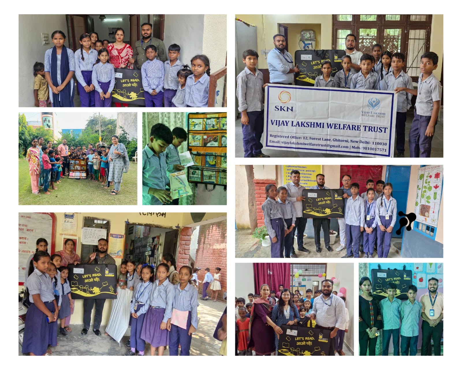 SKN Group, with Vijay Lakshmi Welfare Trust, donated 15 Mobile Library Setups under its CSR initiative